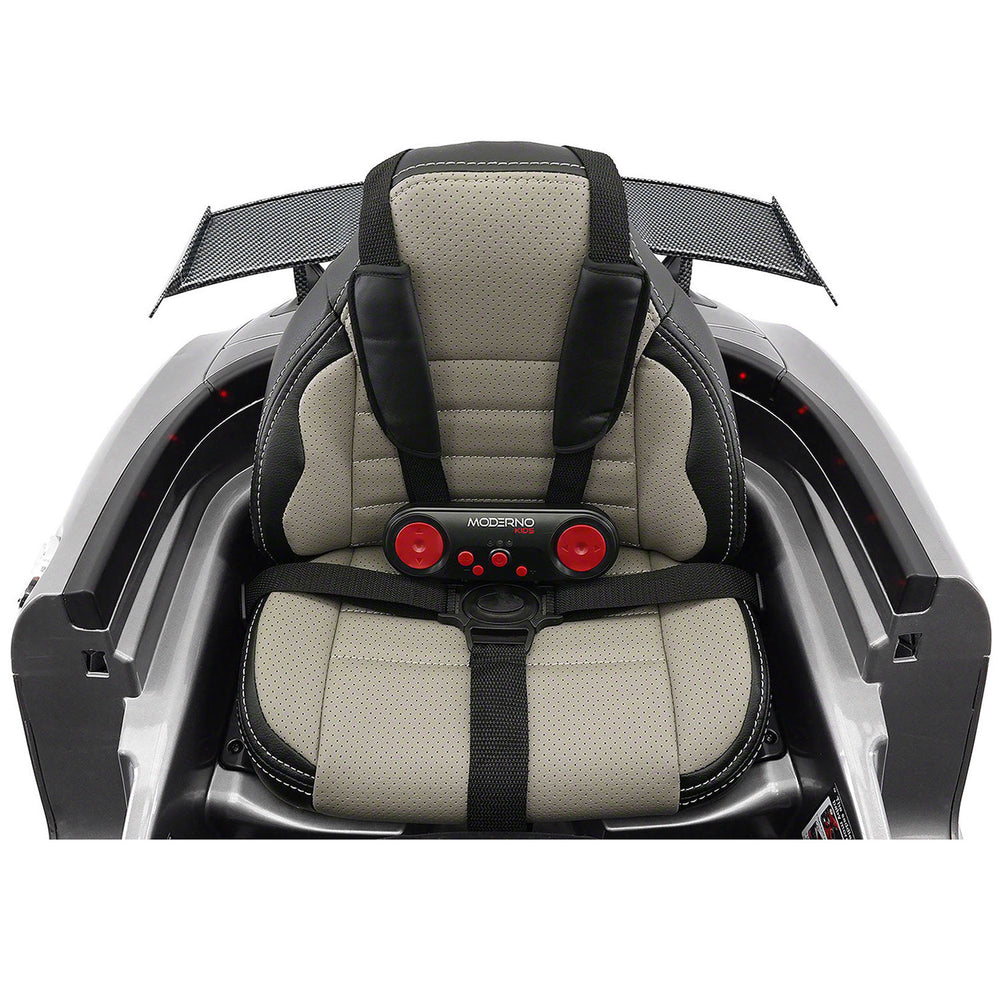 Moderno Kids Mercedes SLS AMG Final Edition 12V Kids Ride-On Car with Parental Remote | Gray Metallic