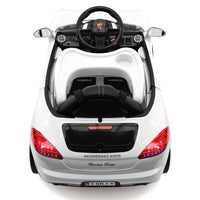 Moderno Kids Kiddie Roadster 12V Kids Electric Ride-On Car with R/C Parental Remote | White