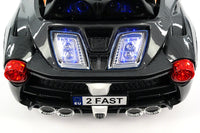 Moderno Kids Spider GT Kids 12V Ride-On Car with R/C Parental Remote | Carbon Black
