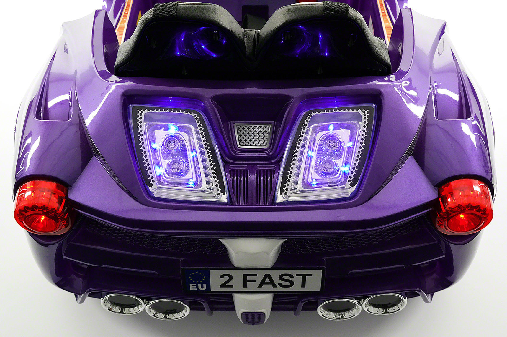 Moderno Kids Spider GT Kids 12V Ride-On Car with R/C Parental Remote | Purple