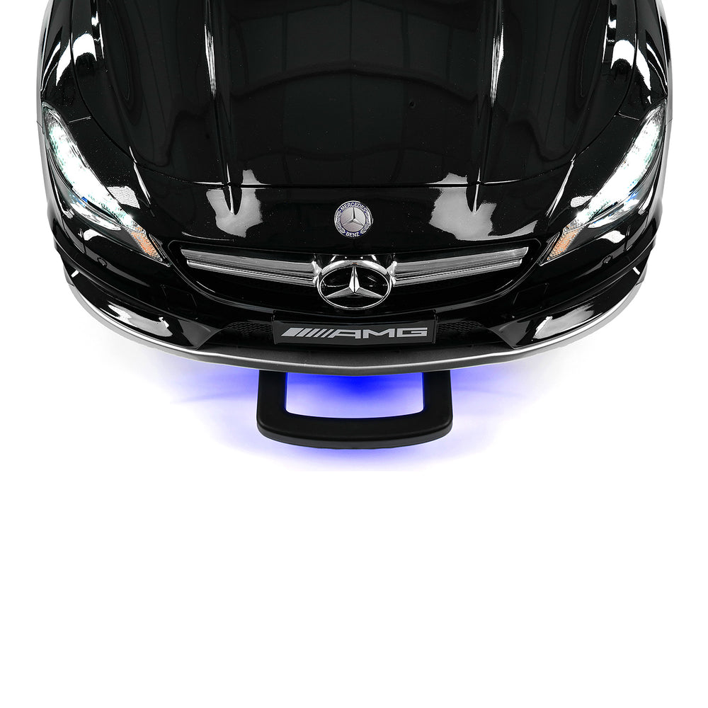 Moderno Kids Mercedes CLA45 12V Kids Ride-On Car with R/C Parental Remote | Black Metallic