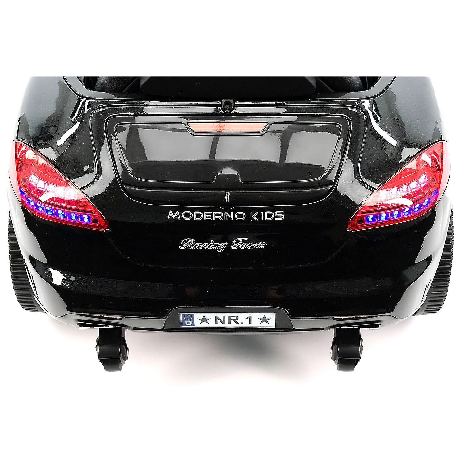 Moderno Kids Kiddie Roadster 12V Kids Electric Ride-On Car with R/C Parental Remote | Black Metallic