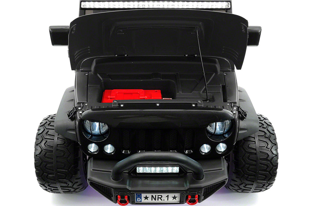 Moderno Kids Trail Explorer 12V Kids Ride-On Car Truck with R/C Parental Remote | Purple