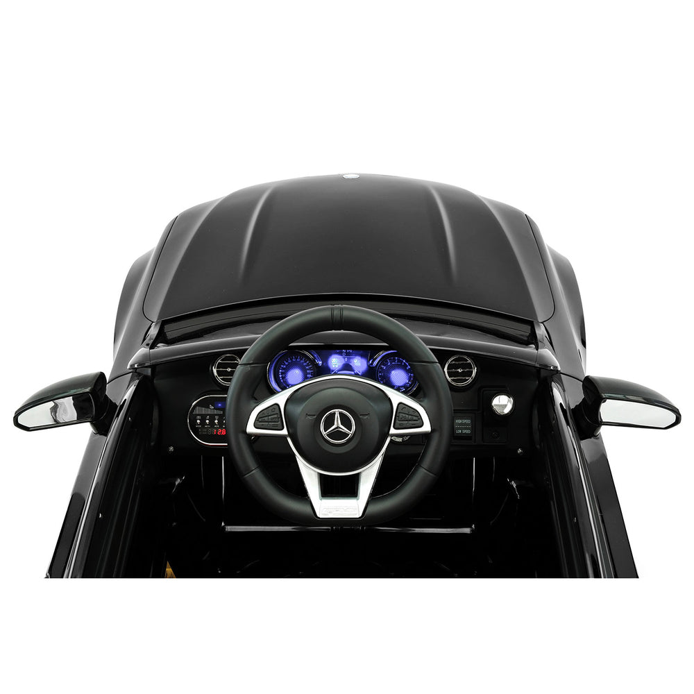 Moderno Kids Mercedes C63S 12V Kids Ride-On Car with R/C Parental Remote | Black