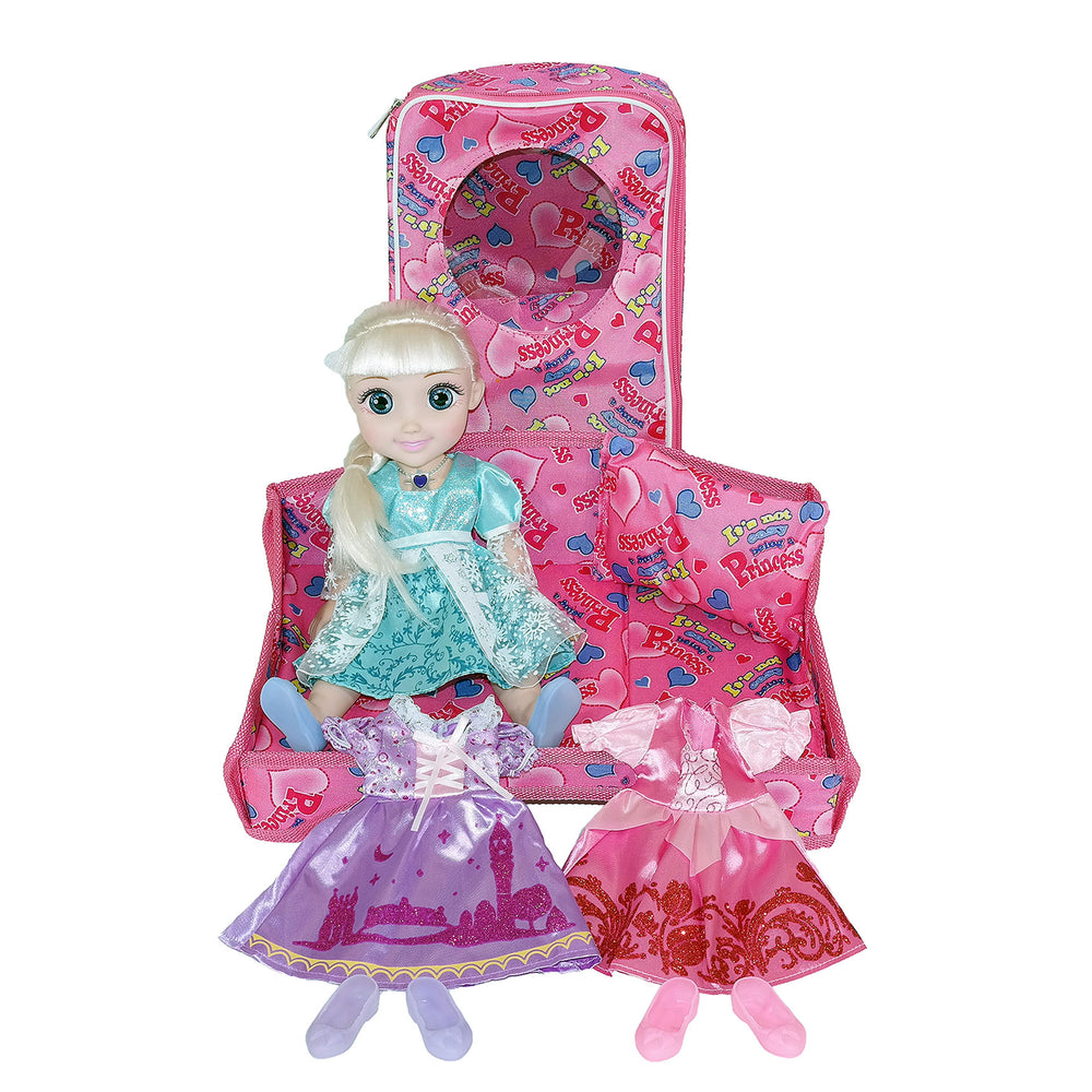 Moderno Kids Magic Princess Talking Interactive Play Doll with Carrying Case and Accessories  | Blond Hair