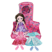 Moderno Kids Magic Princess Talking Interactive Play Doll with Carrying Case and Accessories  | Brown Hair