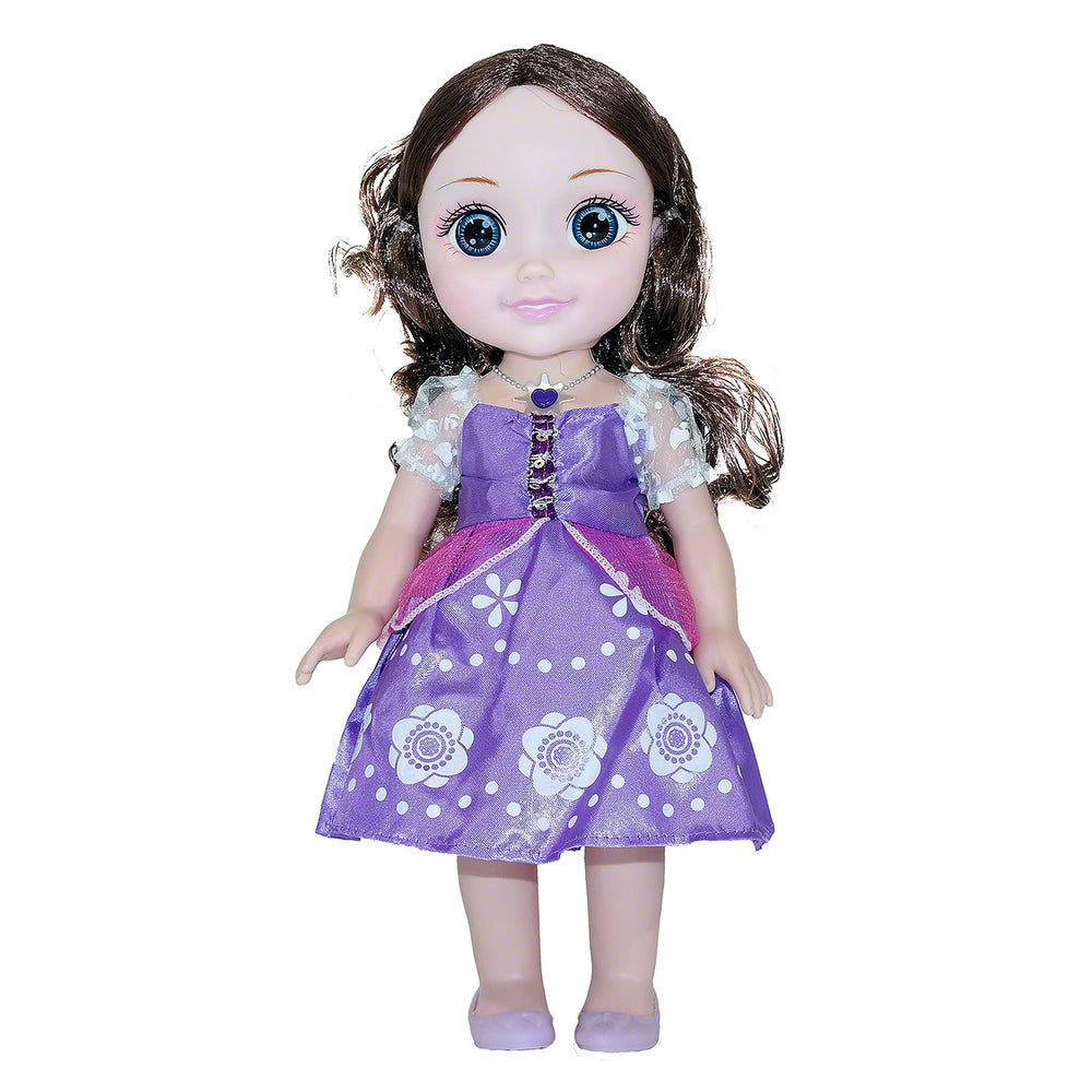 Moderno Kids Magic Princess Talking Interactive Play Doll with Carrying Case and Accessories  | Brown Hair