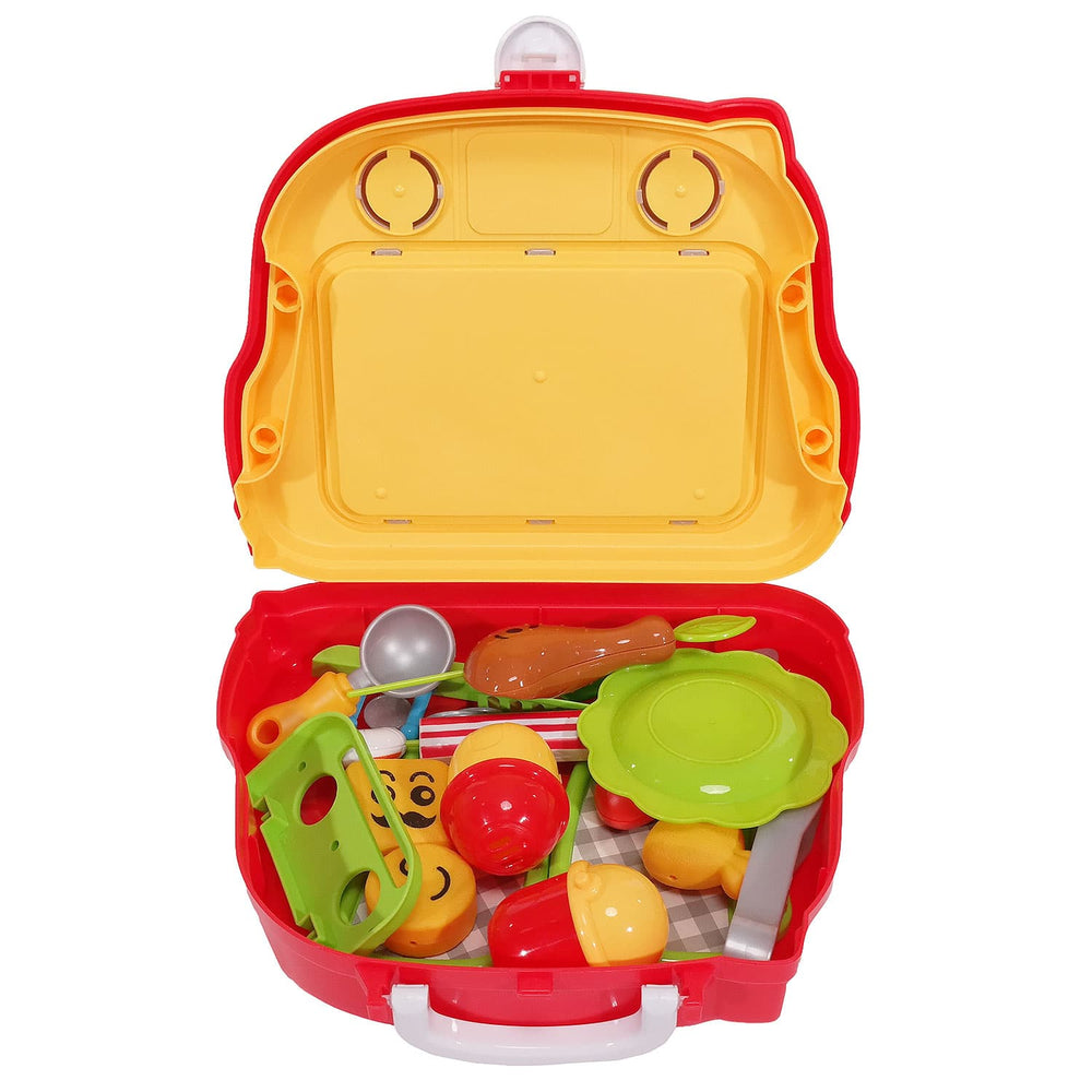 Wok-Party Wooden Play Food Set (31 Pieces) by Erzi – Pacifier Kids