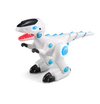 Moderno Kids Interactive Battery Operated Robot-Dinosaur with RC Remote Control | White