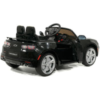 Moderno Kids Chevrolet Camaro SS 12V Kids Ride-On Car with Parental Remote Control | Black