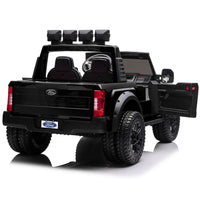 Moderno Kids Ford F450 Custom Edition 24V Kids Ride-On Car Truck with R/C Parental Remote | Black