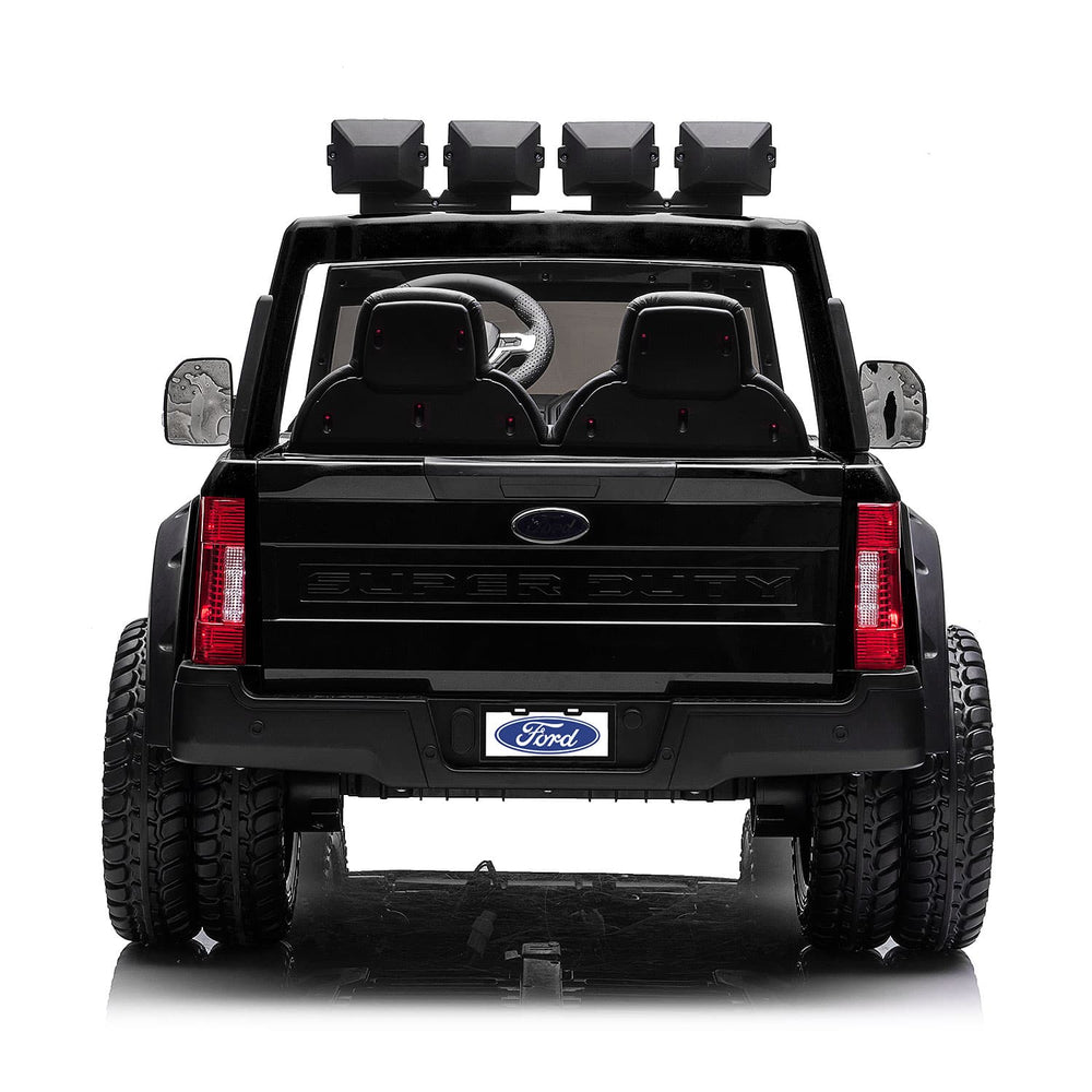 Moderno Kids Ford F450 Custom Edition 24V Kids Ride-On Car Truck with R/C Parental Remote | Black