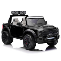 Moderno Kids Ford F450 Custom Edition 24V Kids Ride-On Car Truck with R/C Parental Remote | Black