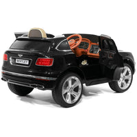 Moderno Kids Bentley Bentayga 12V Kids Ride on Car SUV with R/C Parental Remote Control | Black