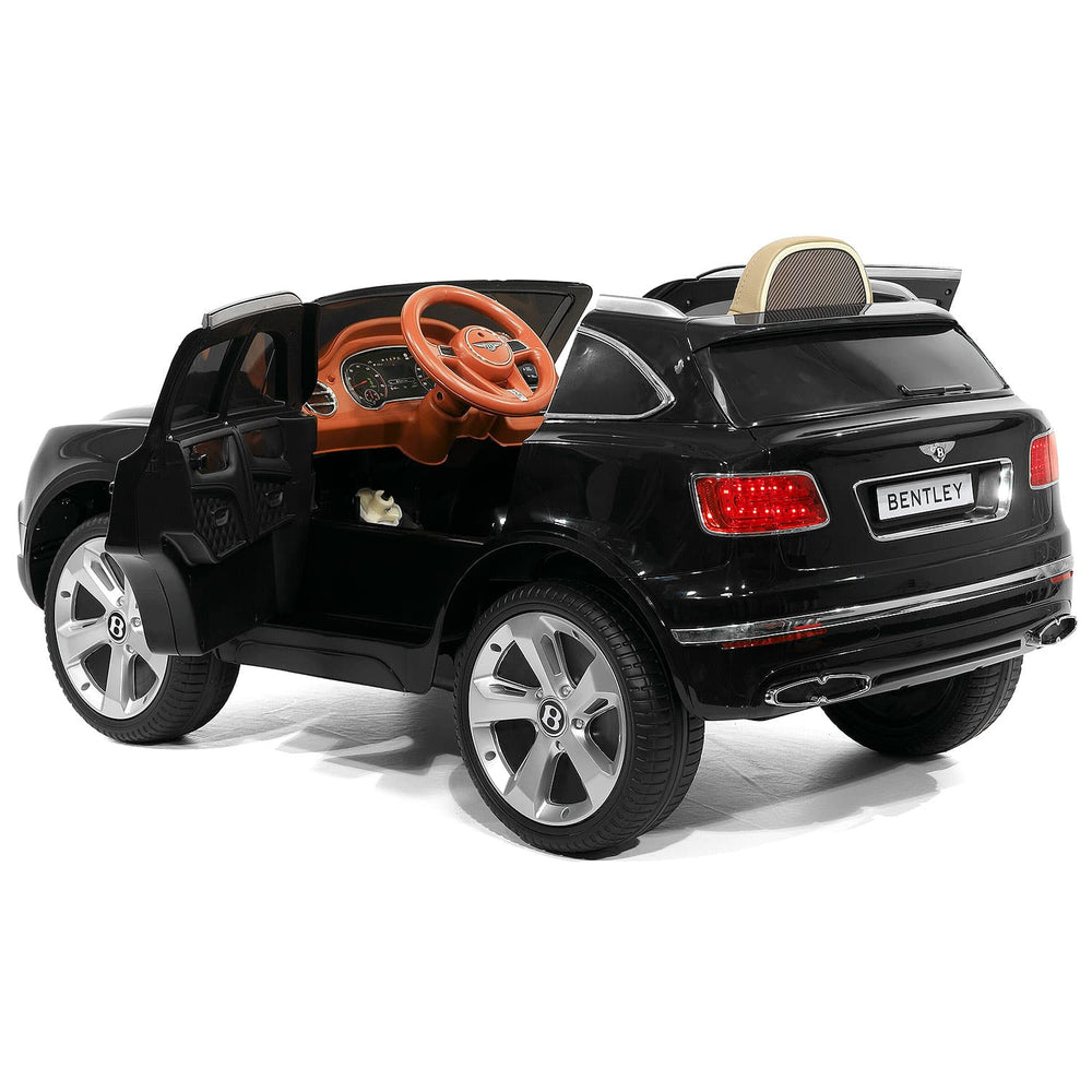 Moderno Kids Bentley Bentayga 12V Kids Ride on Car SUV with R/C Parental Remote Control | Black