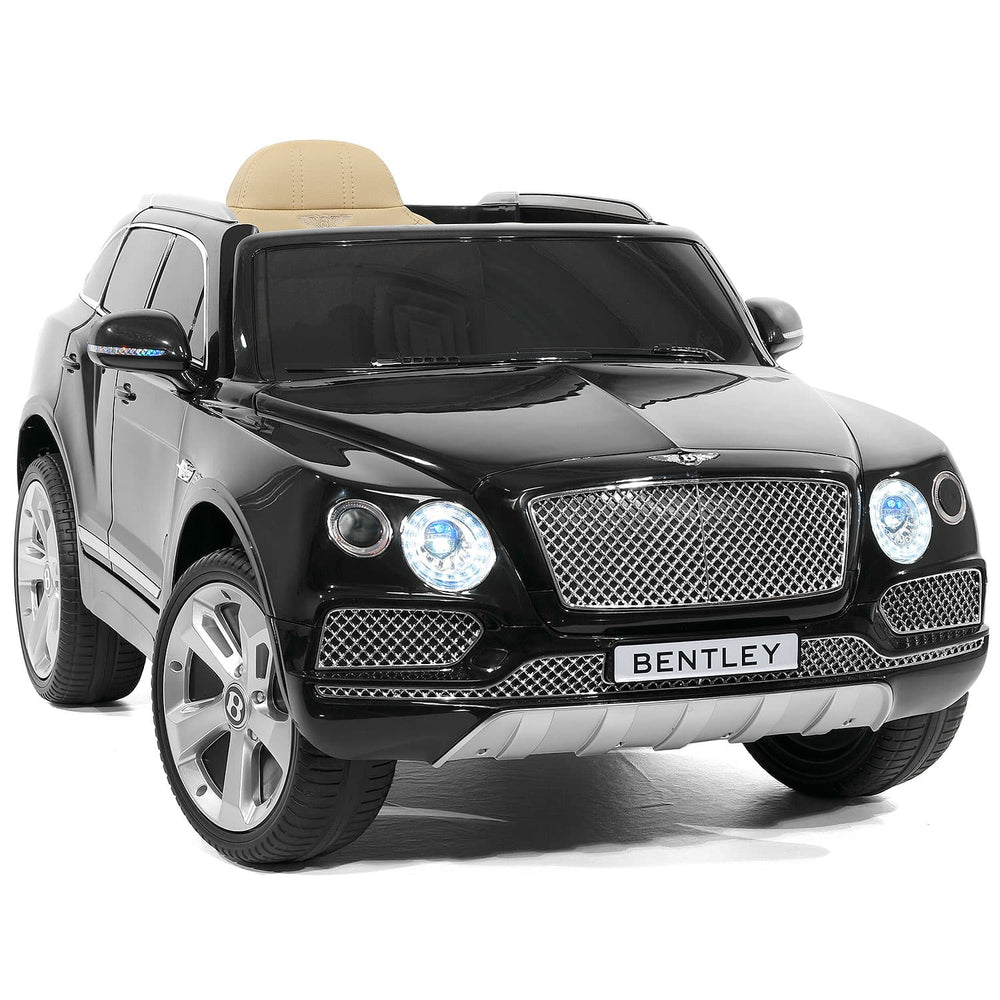 Moderno Kids Bentley Bentayga 12V Kids Ride on Car SUV with R/C Parental Remote Control | Black