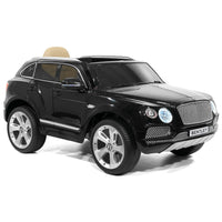 Moderno Kids Bentley Bentayga 12V Kids Ride on Car SUV with R/C Parental Remote Control | Black