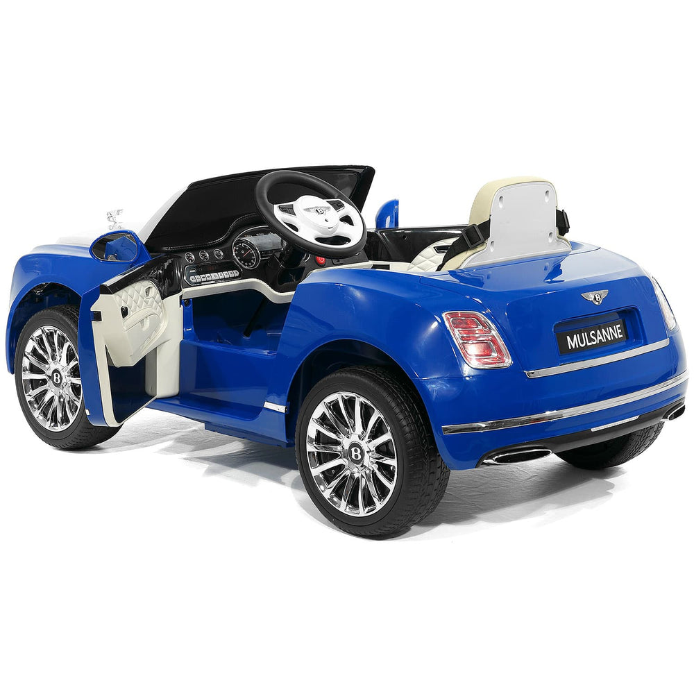 Moderno Kids Bentley Mulsanne 12V Kids Ride on Car with Parental Remote Control | Blue