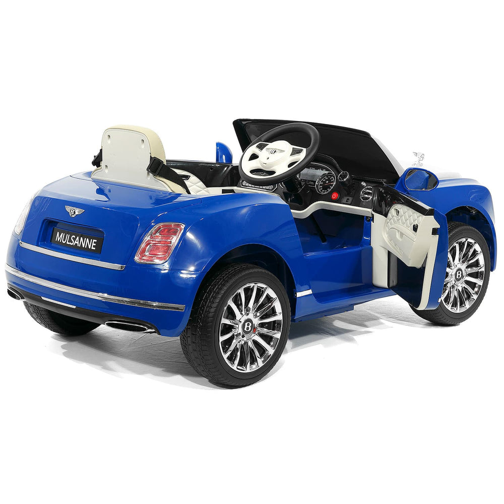 Moderno Kids Bentley Mulsanne 12V Kids Ride on Car with Parental Remote Control | Blue