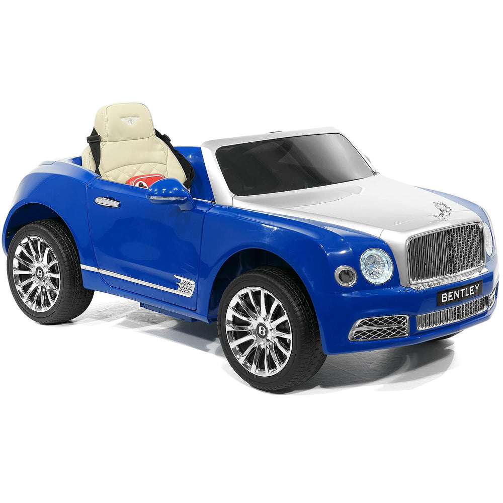 Moderno Kids Bentley Mulsanne 12V Kids Ride on Car with Parental Remote Control | Blue