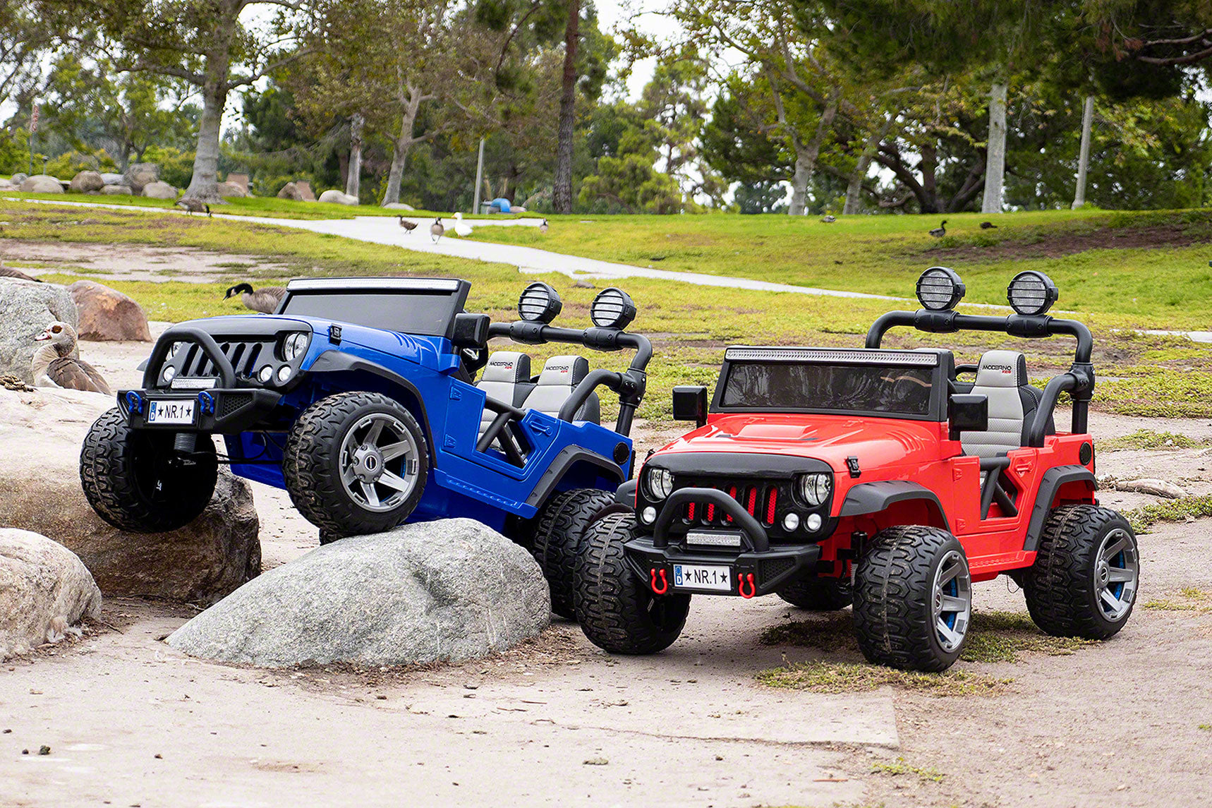 Trail Explorer 12V Kids Ride-On Car Truck with R/C Parental Remote | O