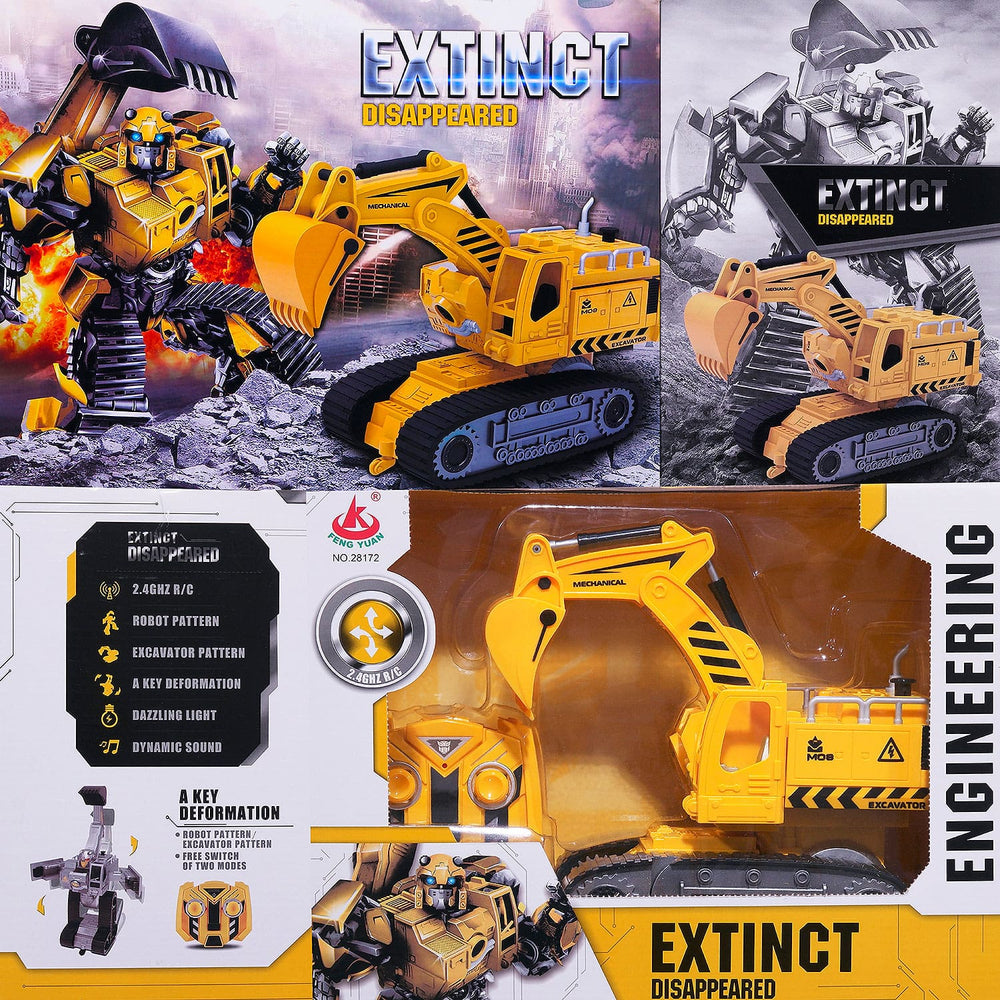 Moderno Kids Battery Operated Excavator Construction Toy With RC Remote Control