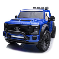 Moderno Kids Ford F450 Custom Edition 24V Kids Ride-On Car Truck with R/C Parental Remote | Blue