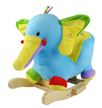 Moderno Kids Plush Animal Ride On Rocking Toy | Elephant