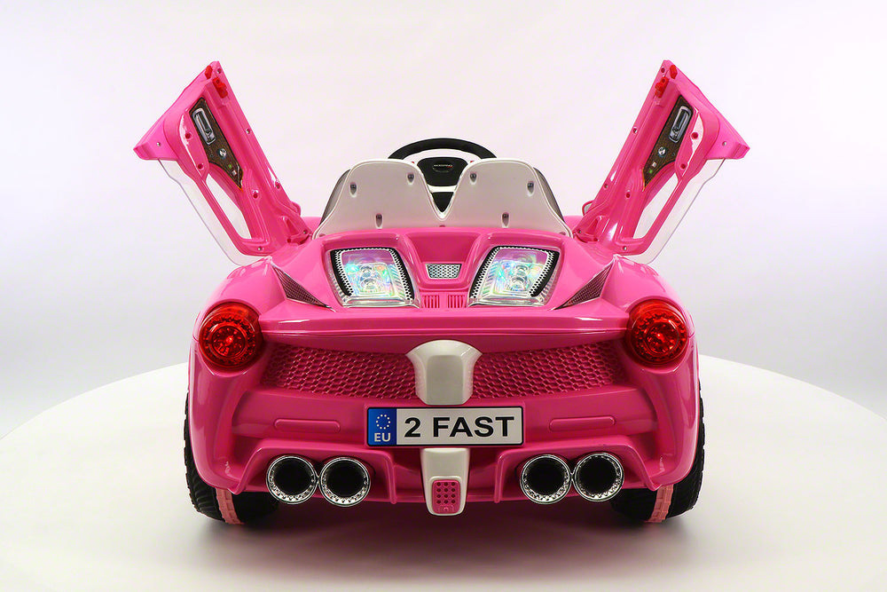 Moderno Kids Spider GT Kids 12V Ride-On Car with R/C Parental Remote | Pink