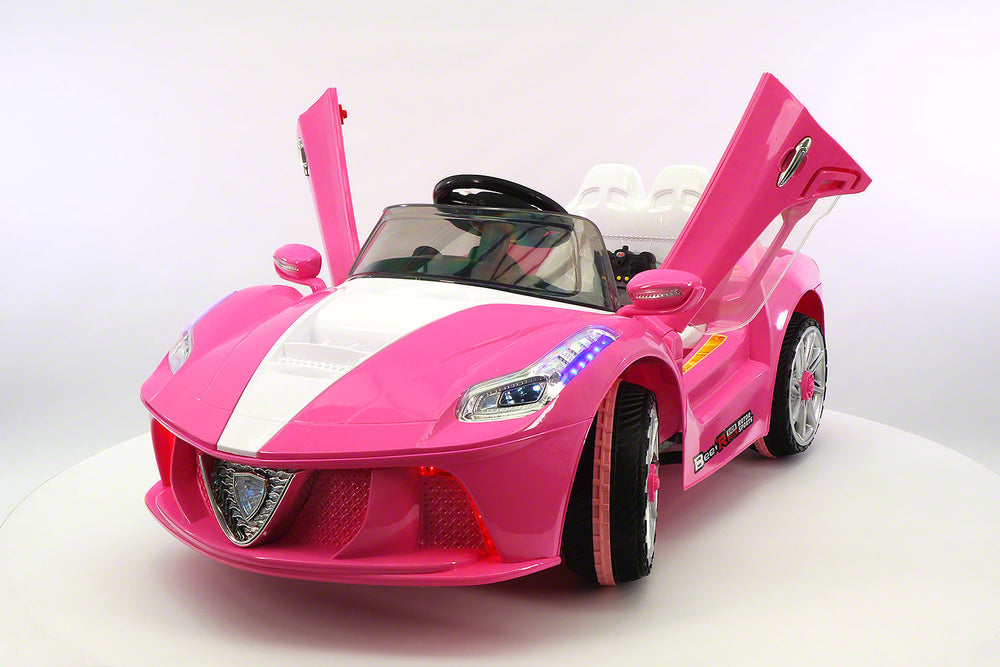 Moderno Kids Spider GT Kids 12V Ride-On Car with R/C Parental Remote | Pink