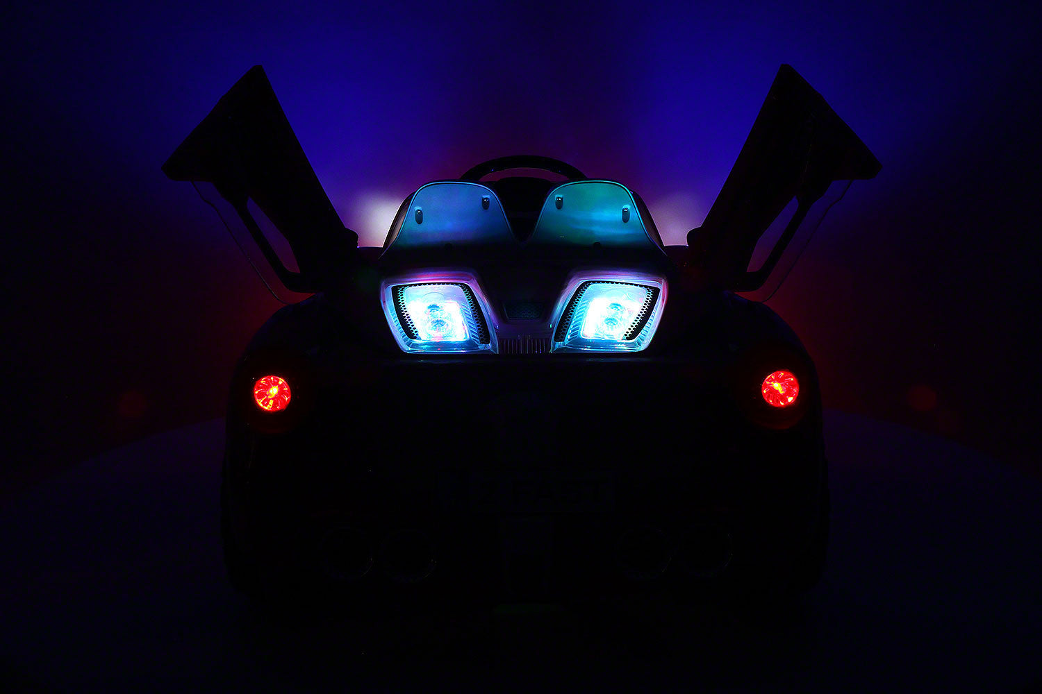 Moderno Kids Spider GT Kids 12V Ride-On Car with R/C Parental Remote | Purple