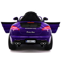 Moderno Kids Kiddie Roadster 12V Kids Electric Ride-On Car with R/C Parental Remote | Purple