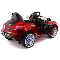 Moderno Kids Kiddie Roadster 12V Kids Electric Ride-On Car with R/C Parental Remote | Cherry Red