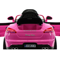 Moderno Kids Kiddie Roadster 12V Kids Electric Ride-On Car with R/C Parental Remote | Pink