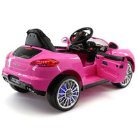 Moderno Kids Kiddie Roadster 12V Kids Electric Ride-On Car with R/C Parental Remote | Pink