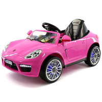 Moderno Kids Kiddie Roadster 12V Kids Electric Ride-On Car with R/C Parental Remote | Pink