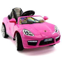 Moderno Kids Kiddie Roadster 12V Kids Electric Ride-On Car with R/C Parental Remote | Pink