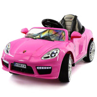 Moderno Kids Kiddie Roadster 12V Kids Electric Ride-On Car with R/C Parental Remote | Pink