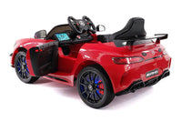 Moderno Kids Mercedes GT AMG 12V Kids Ride-On Car with Parental Remote | Cherry Red