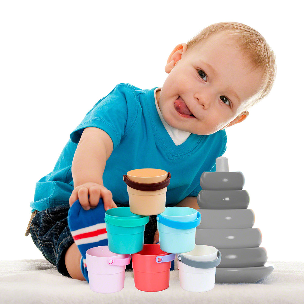 Moderno Kids Stacking Play Cups Bath Toys for Toddlers