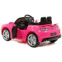 Moderno Kids Chevrolet Camaro SS 12V Kids Ride-On Car with Parental Remote Control | Pink