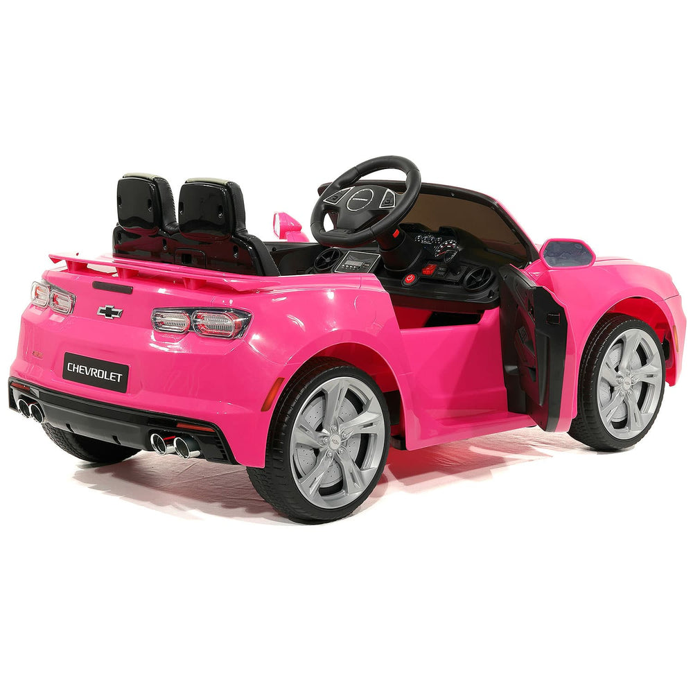 Moderno Kids Chevrolet Camaro SS 12V Kids Ride-On Car with Parental Remote Control | Pink