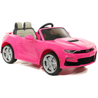 Moderno Kids Chevrolet Camaro SS 12V Kids Ride-On Car with Parental Remote Control | Pink