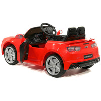 Moderno Kids Chevrolet Camaro SS 12V Kids Ride-On Car with Parental Remote Control | Red