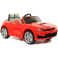 Moderno Kids Chevrolet Camaro SS 12V Kids Ride-On Car with Parental Remote Control | Red