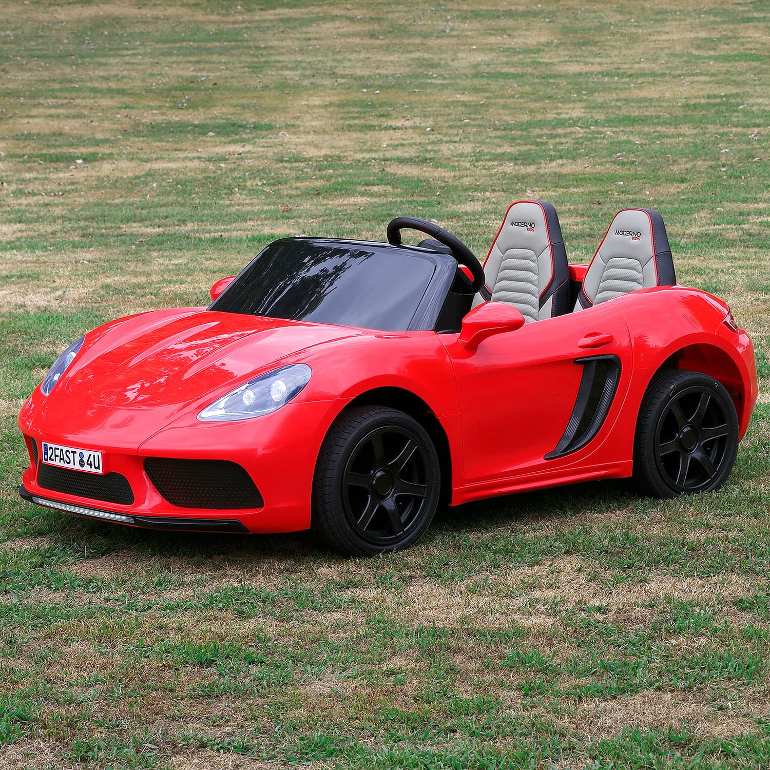 Roadster XXL Sport 24V Big Kids Ride-On Car | Red