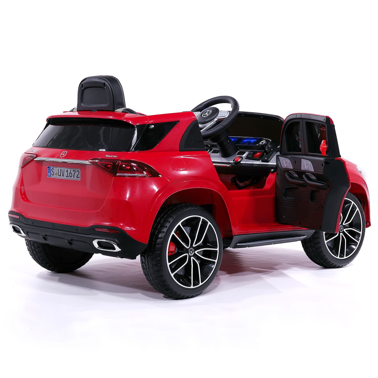 Moderno Kids Mercedes GLE450 12V Kids Ride-On Car SUV with R/C Parental Remote | Red