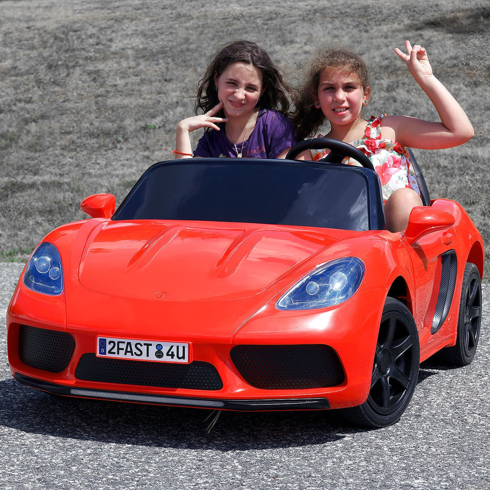 Moderno Kids Roadster XXL Sport 24V Big Kids Ride-On Car | Red