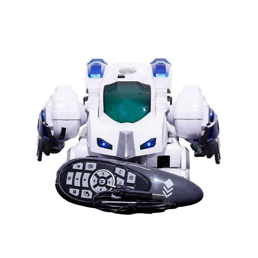 Battery Operated Remote Control Transforming Intelligent Robot 7