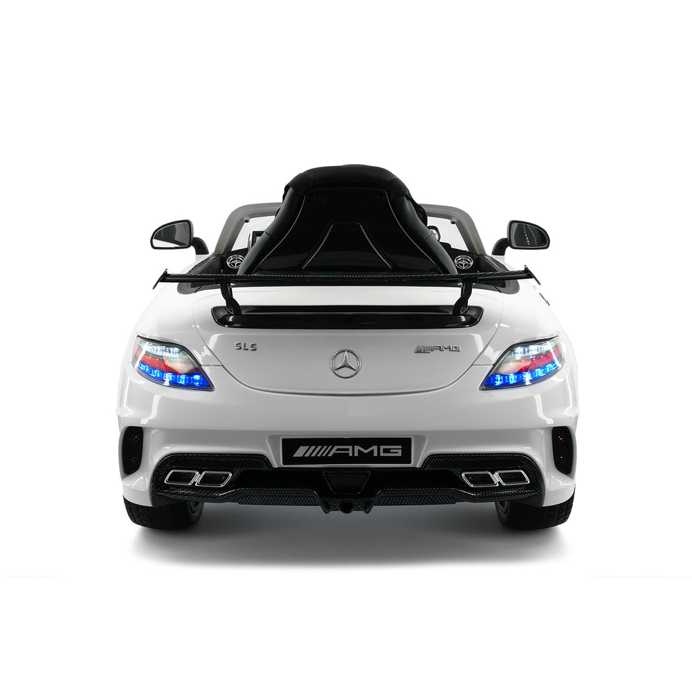 Moderno Kids Mercedes SLS AMG Final Edition 12V Kids Ride-On Car with Parental Remote | White